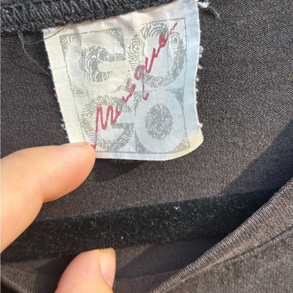 Vintage 90s Flower Print T-Shirt – Made in USA – One Size - Picture 3 of 10